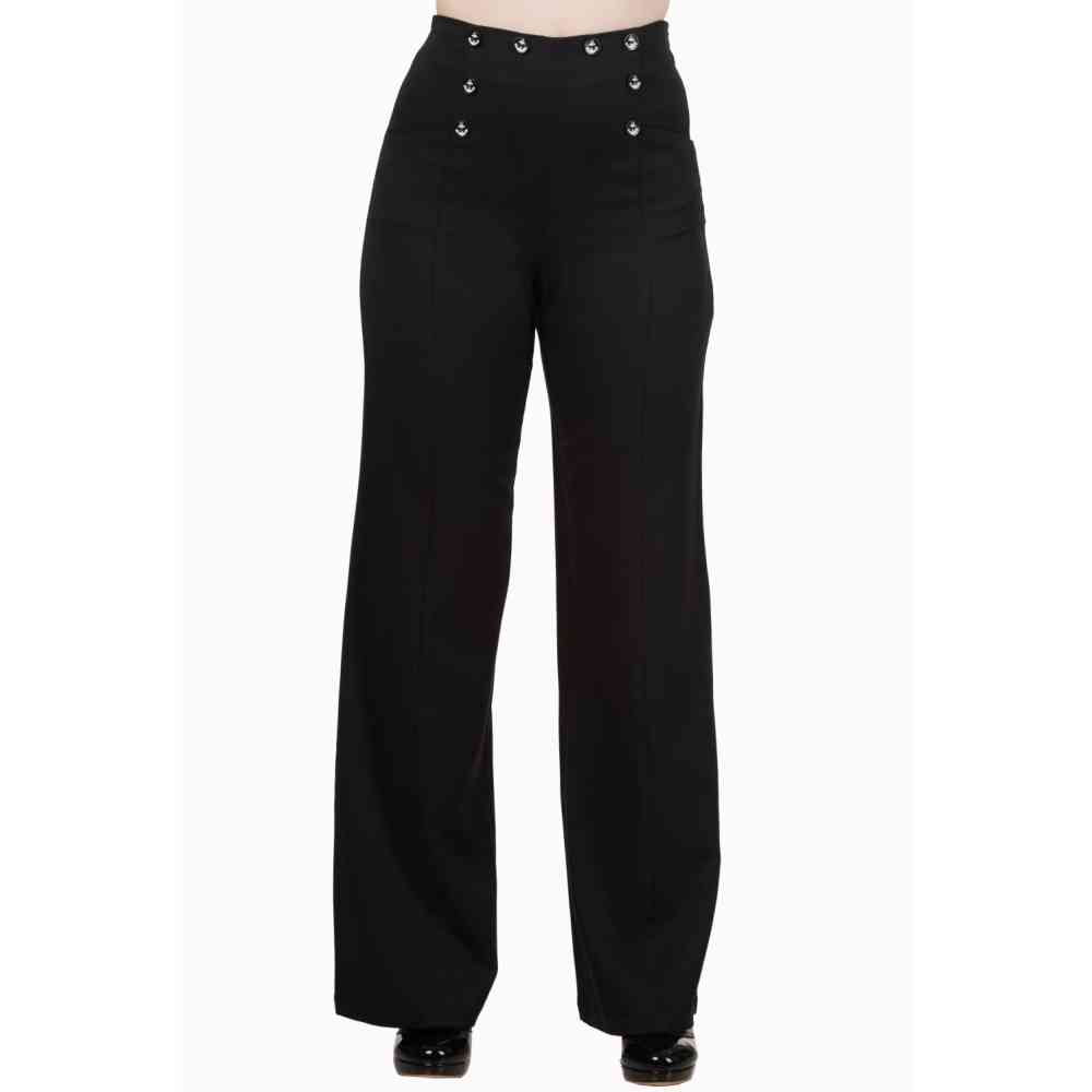 Dancing Days - STAY AWHILE Pantalon large - Noir
